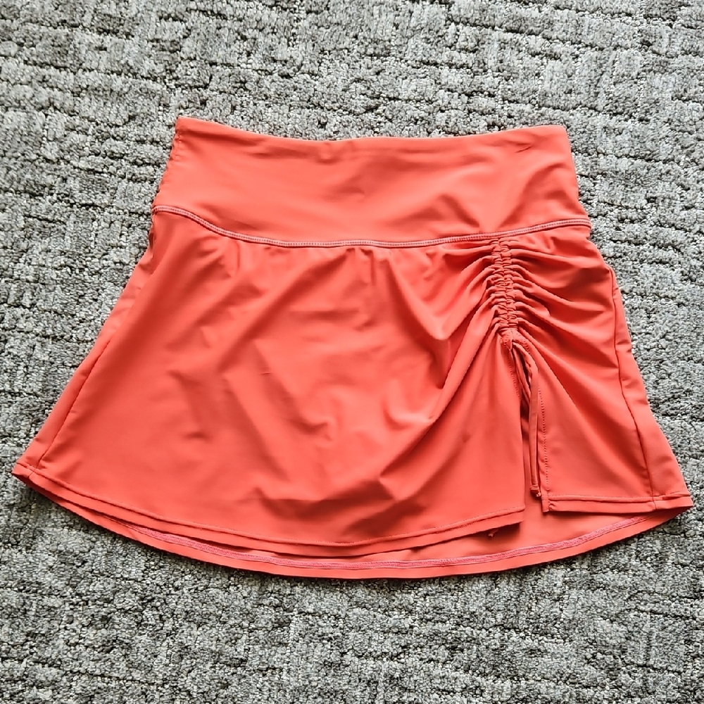 Chic Sporty Coral Skirt